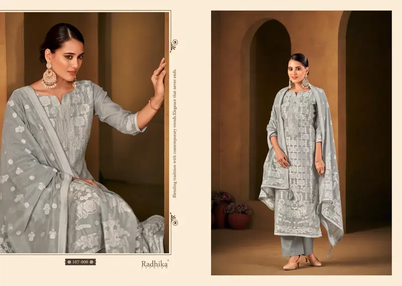 Banarashi Adah Vol 3 By Radhika Azara Cotton Dress Material Suppliers In India